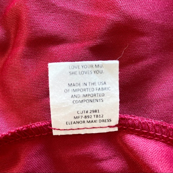 Show Me Your Mumu Eleanor Lace Maxi Dress in Red - Picture 11 of 15